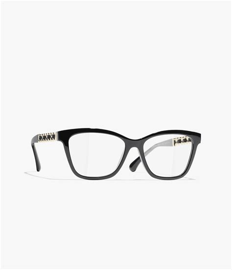 CHANEL Eyeglasses: Square Eyeglasses, acetate & nylon — 